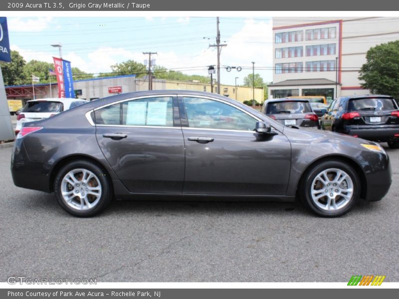 Grigio Gray Metallic / Taupe 2009 Acura TL 3.5