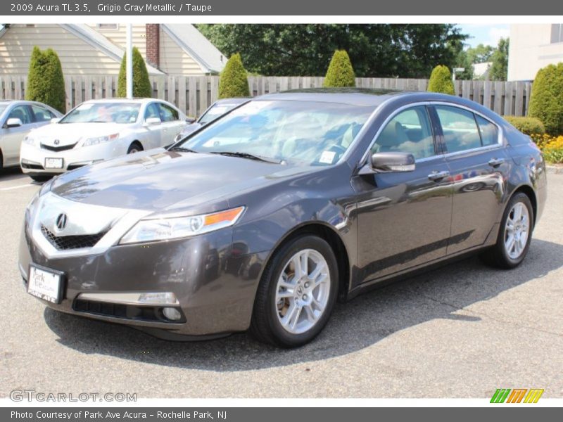 Grigio Gray Metallic / Taupe 2009 Acura TL 3.5