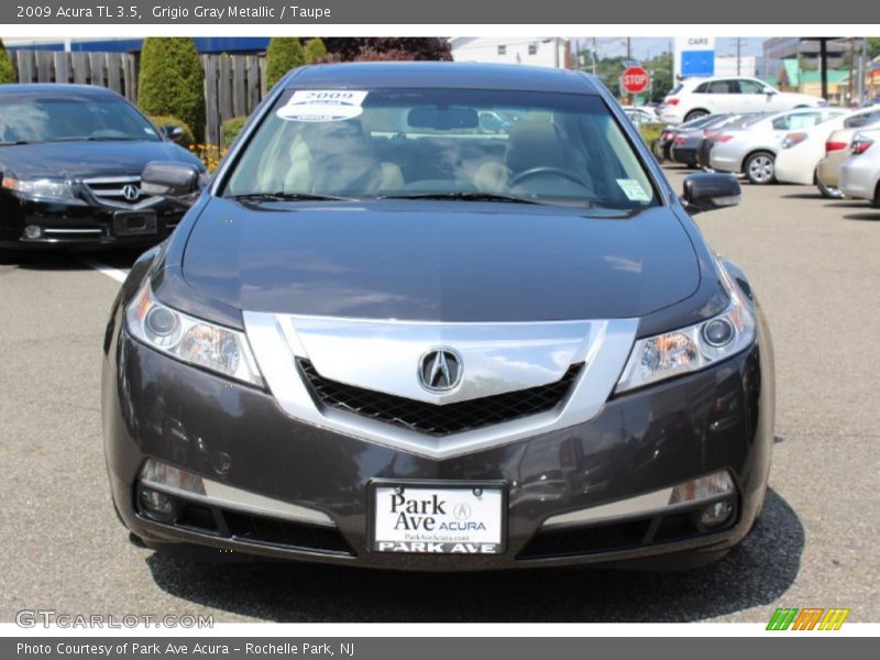 Grigio Gray Metallic / Taupe 2009 Acura TL 3.5