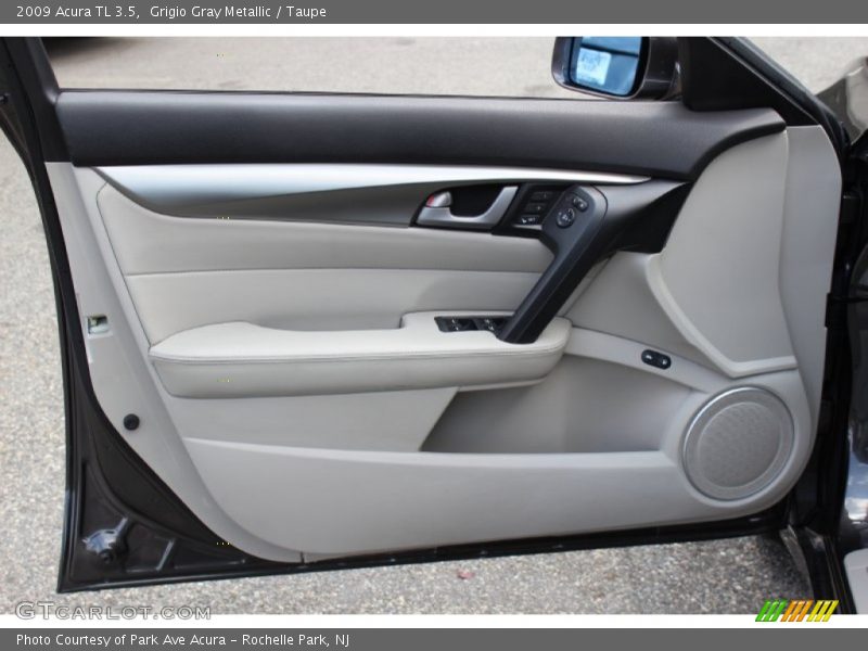 Grigio Gray Metallic / Taupe 2009 Acura TL 3.5