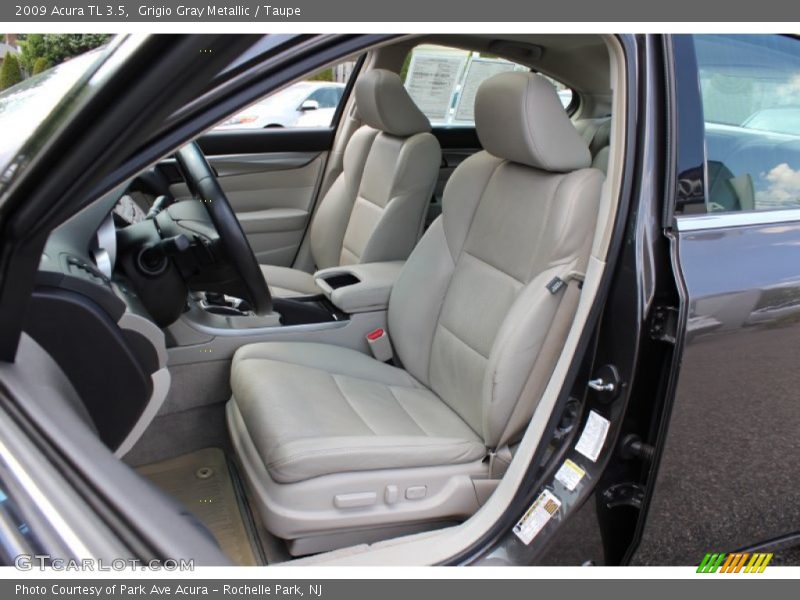 Grigio Gray Metallic / Taupe 2009 Acura TL 3.5