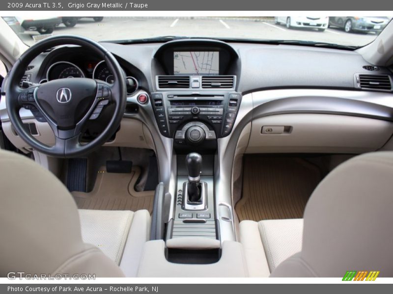 Grigio Gray Metallic / Taupe 2009 Acura TL 3.5