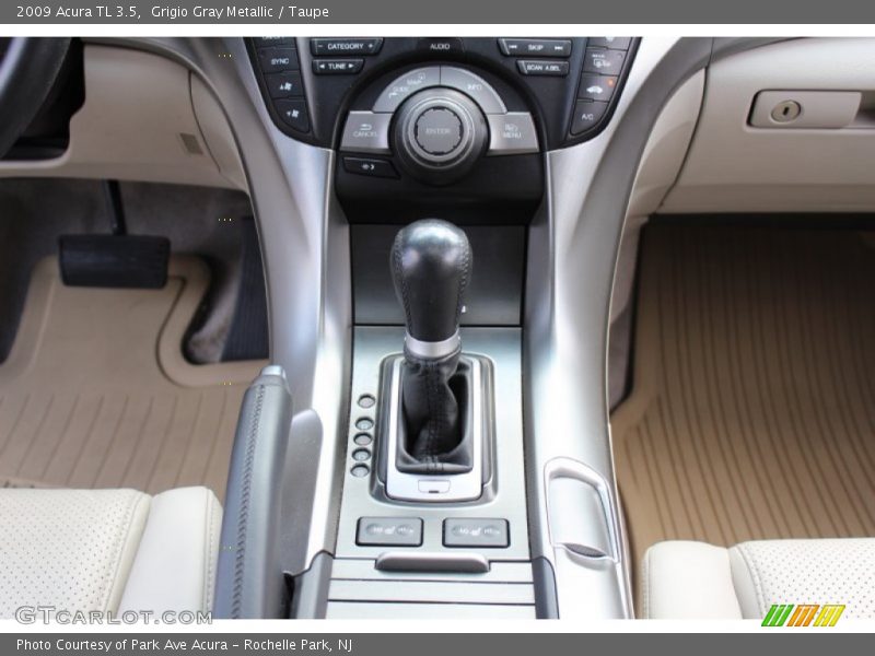 Grigio Gray Metallic / Taupe 2009 Acura TL 3.5