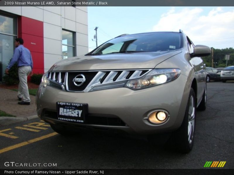 Saharan Stone Metallic / Black 2009 Nissan Murano LE AWD