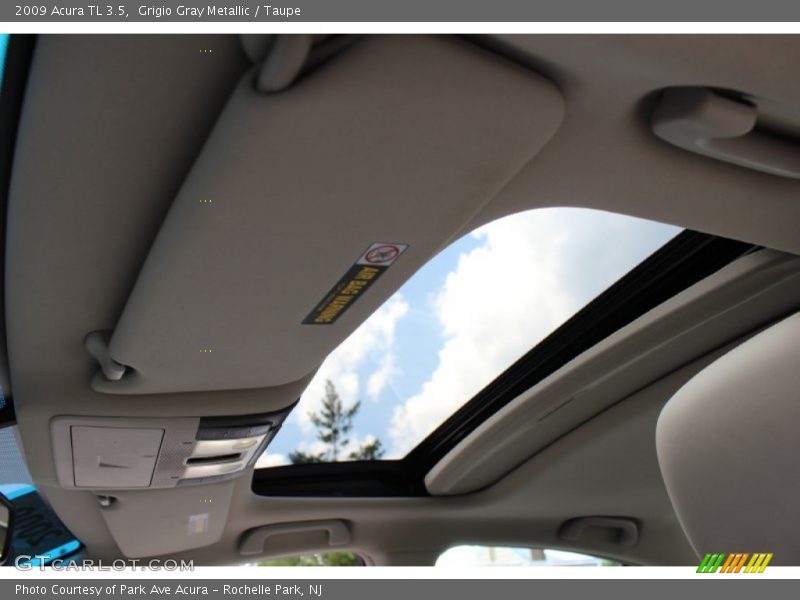 Grigio Gray Metallic / Taupe 2009 Acura TL 3.5