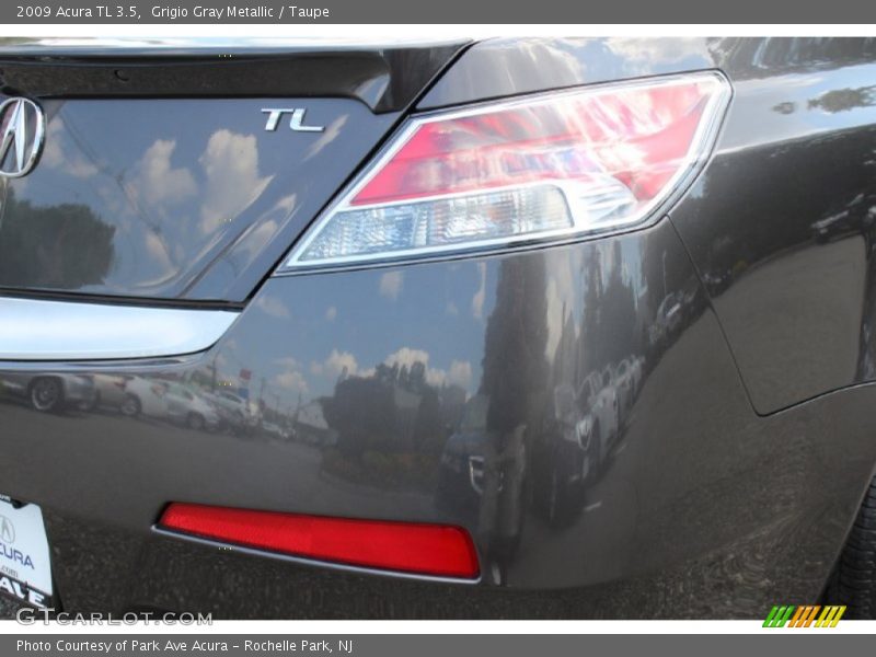 Grigio Gray Metallic / Taupe 2009 Acura TL 3.5