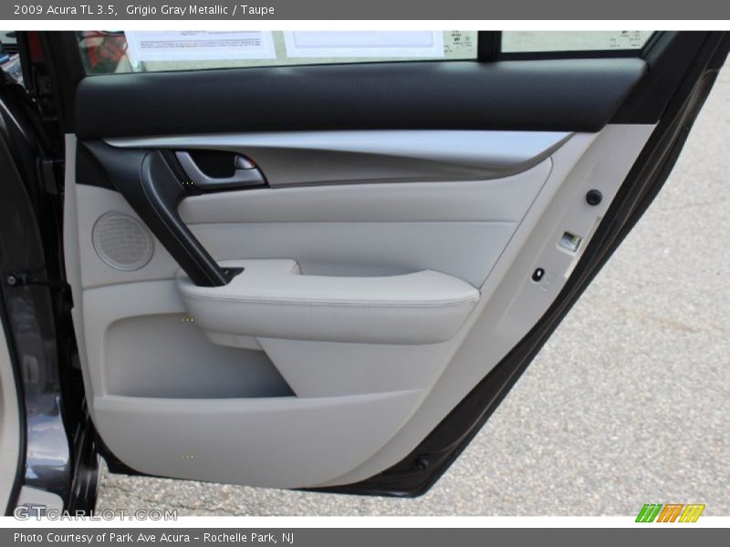 Grigio Gray Metallic / Taupe 2009 Acura TL 3.5