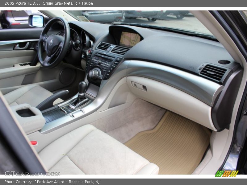 Grigio Gray Metallic / Taupe 2009 Acura TL 3.5