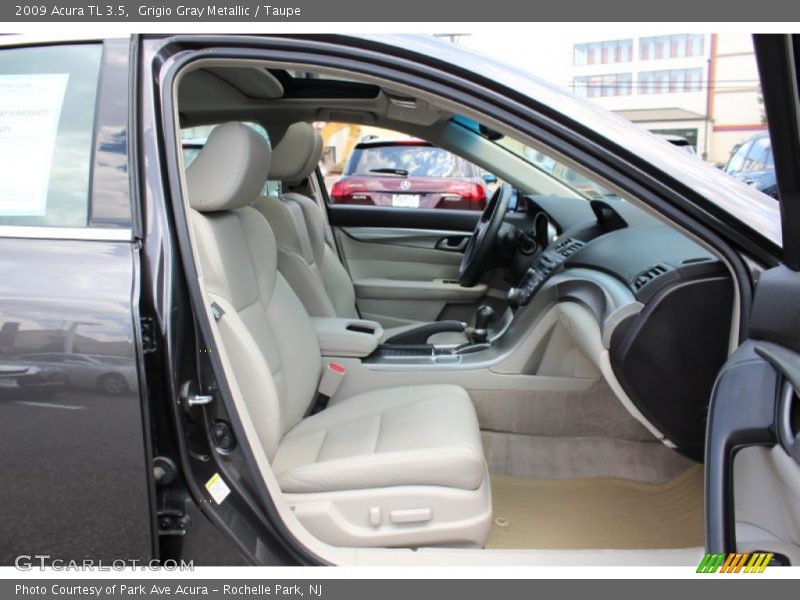 Grigio Gray Metallic / Taupe 2009 Acura TL 3.5