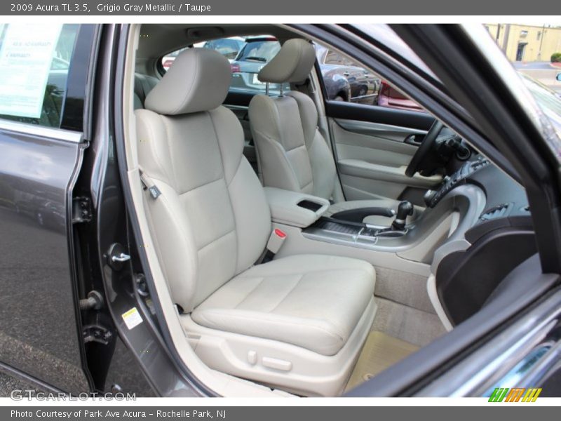 Grigio Gray Metallic / Taupe 2009 Acura TL 3.5