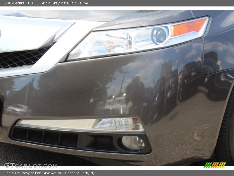 Grigio Gray Metallic / Taupe 2009 Acura TL 3.5