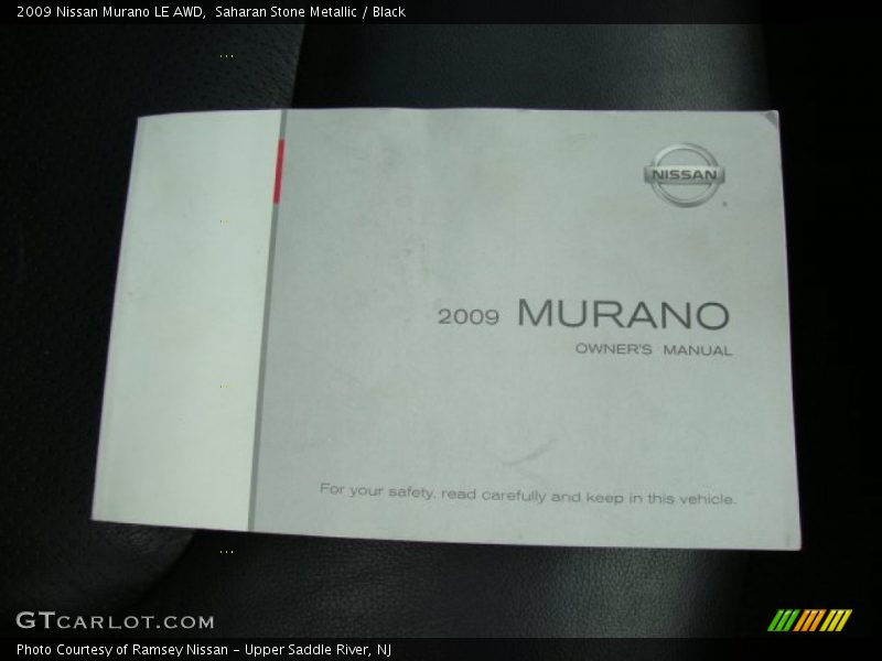 Saharan Stone Metallic / Black 2009 Nissan Murano LE AWD