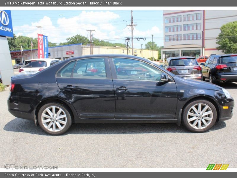 Black / Titan Black 2010 Volkswagen Jetta Wolfsburg Edition Sedan
