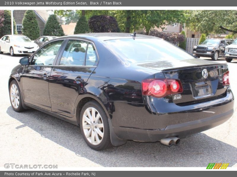 Black / Titan Black 2010 Volkswagen Jetta Wolfsburg Edition Sedan