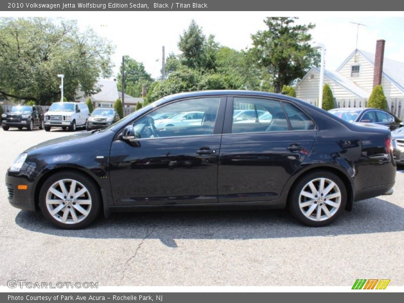 Black / Titan Black 2010 Volkswagen Jetta Wolfsburg Edition Sedan