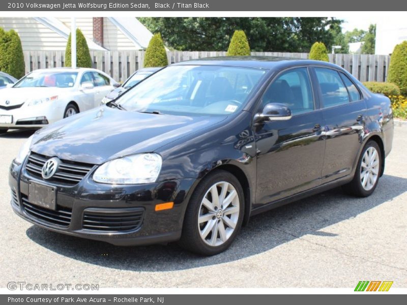 Black / Titan Black 2010 Volkswagen Jetta Wolfsburg Edition Sedan