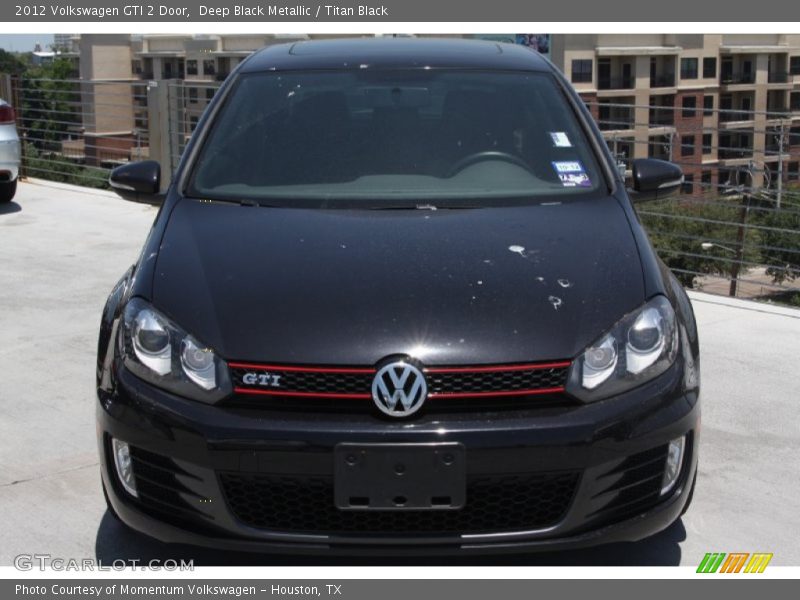 Deep Black Metallic / Titan Black 2012 Volkswagen GTI 2 Door