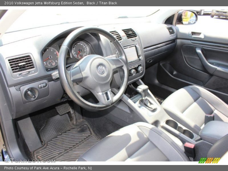 Black / Titan Black 2010 Volkswagen Jetta Wolfsburg Edition Sedan