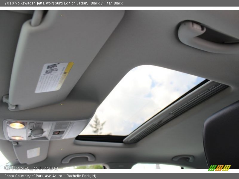 Black / Titan Black 2010 Volkswagen Jetta Wolfsburg Edition Sedan
