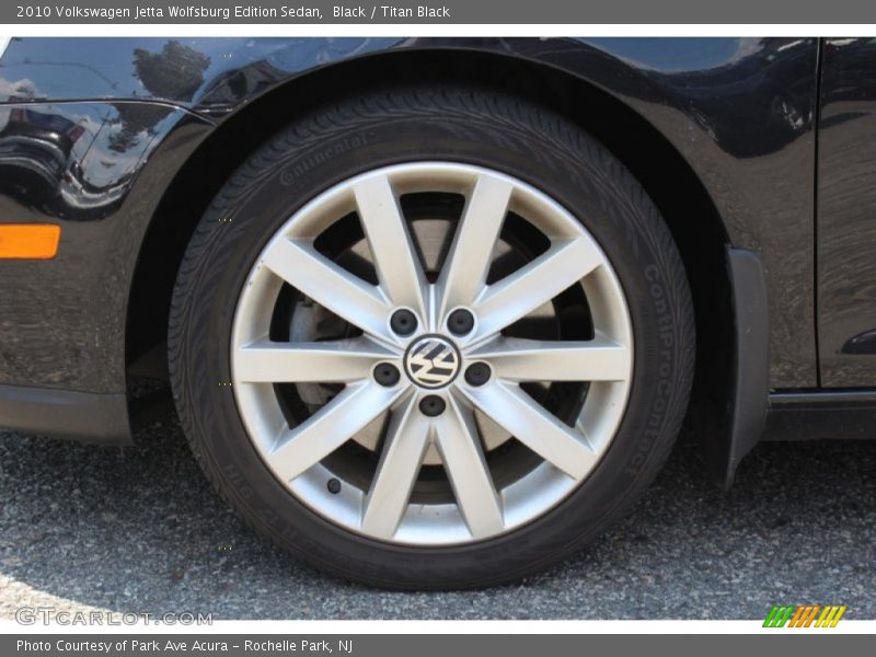 Black / Titan Black 2010 Volkswagen Jetta Wolfsburg Edition Sedan