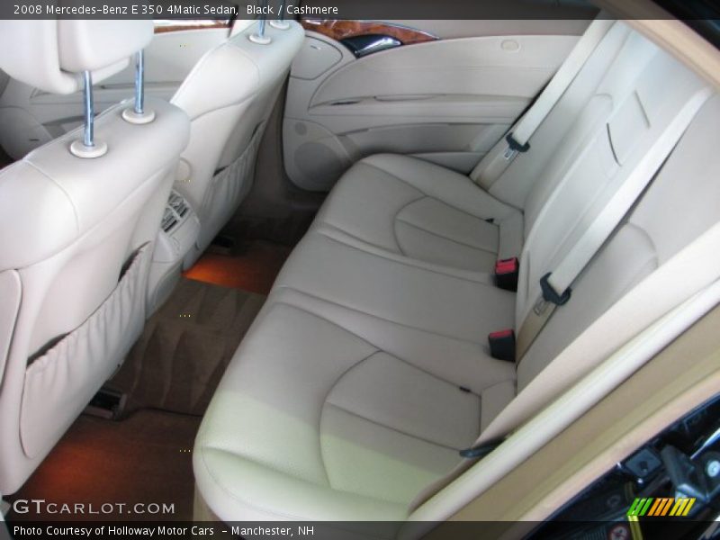 Black / Cashmere 2008 Mercedes-Benz E 350 4Matic Sedan
