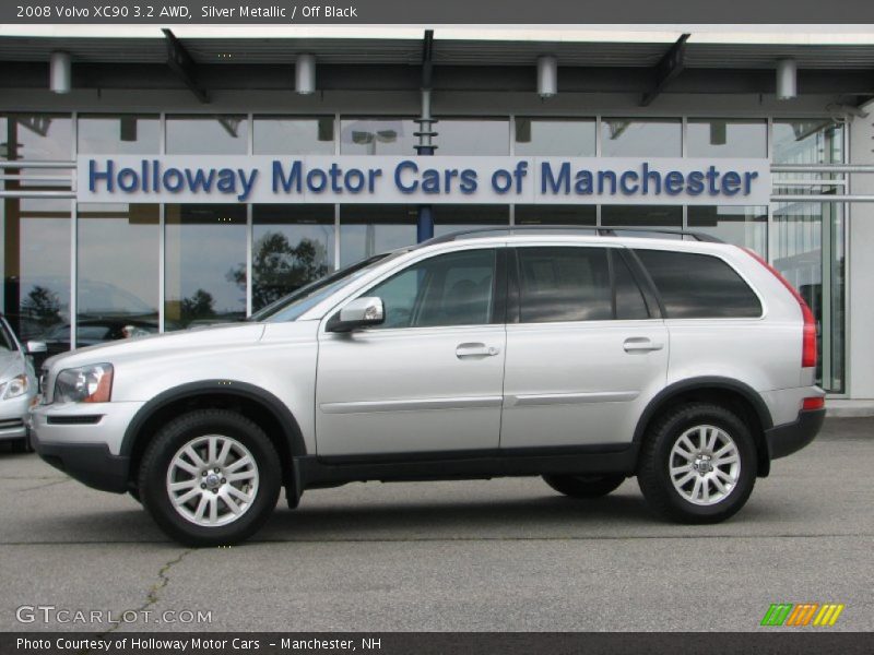 Silver Metallic / Off Black 2008 Volvo XC90 3.2 AWD