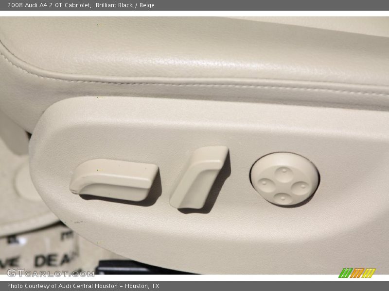 Brilliant Black / Beige 2008 Audi A4 2.0T Cabriolet