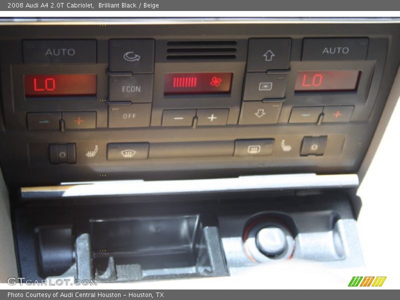 Brilliant Black / Beige 2008 Audi A4 2.0T Cabriolet