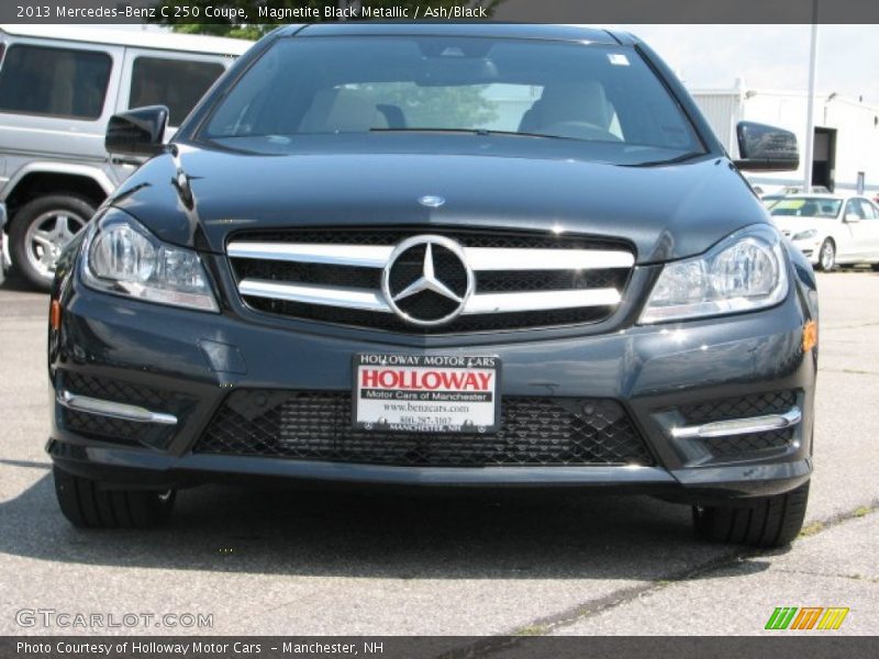 Magnetite Black Metallic / Ash/Black 2013 Mercedes-Benz C 250 Coupe