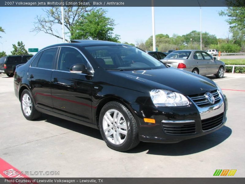 Black / Anthracite 2007 Volkswagen Jetta Wolfsburg Edition Sedan