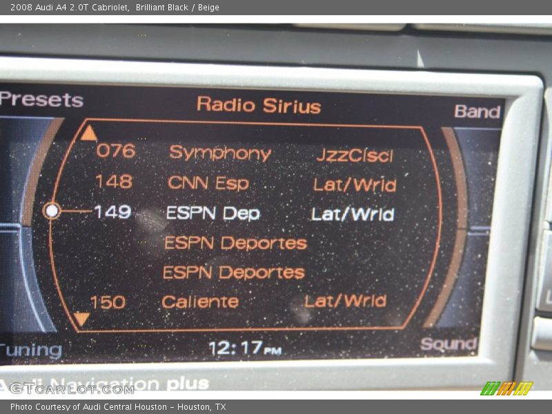 Brilliant Black / Beige 2008 Audi A4 2.0T Cabriolet