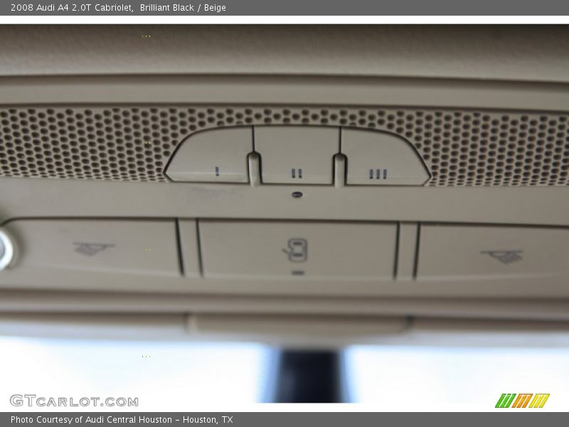 Brilliant Black / Beige 2008 Audi A4 2.0T Cabriolet