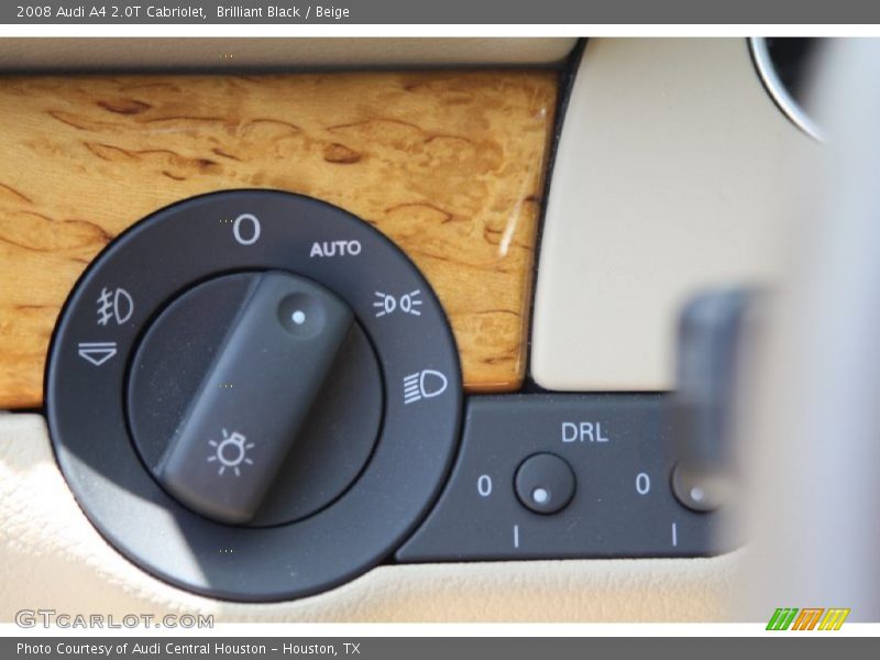 Controls of 2008 A4 2.0T Cabriolet