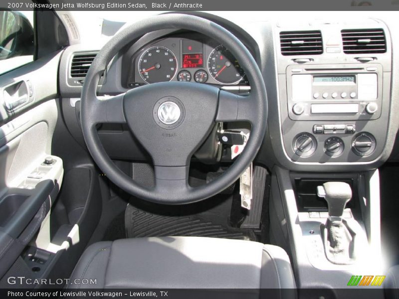 Black / Anthracite 2007 Volkswagen Jetta Wolfsburg Edition Sedan
