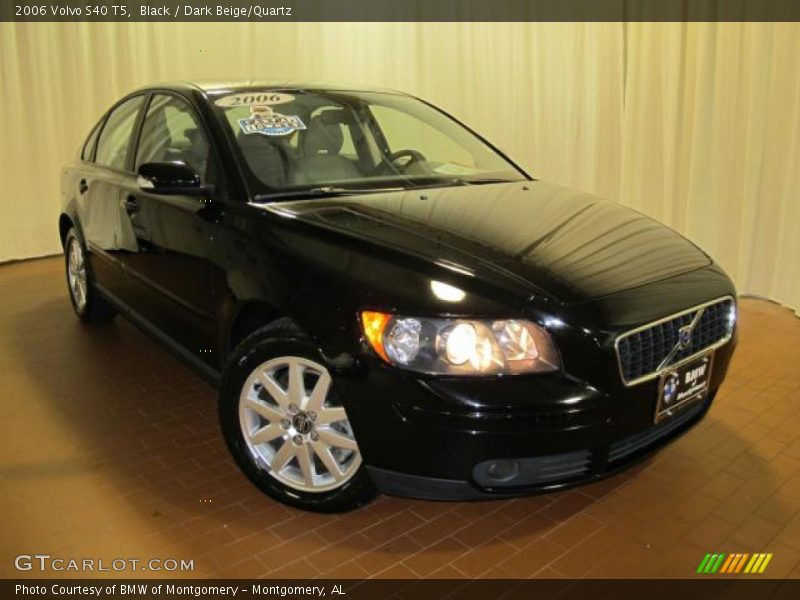 Black / Dark Beige/Quartz 2006 Volvo S40 T5