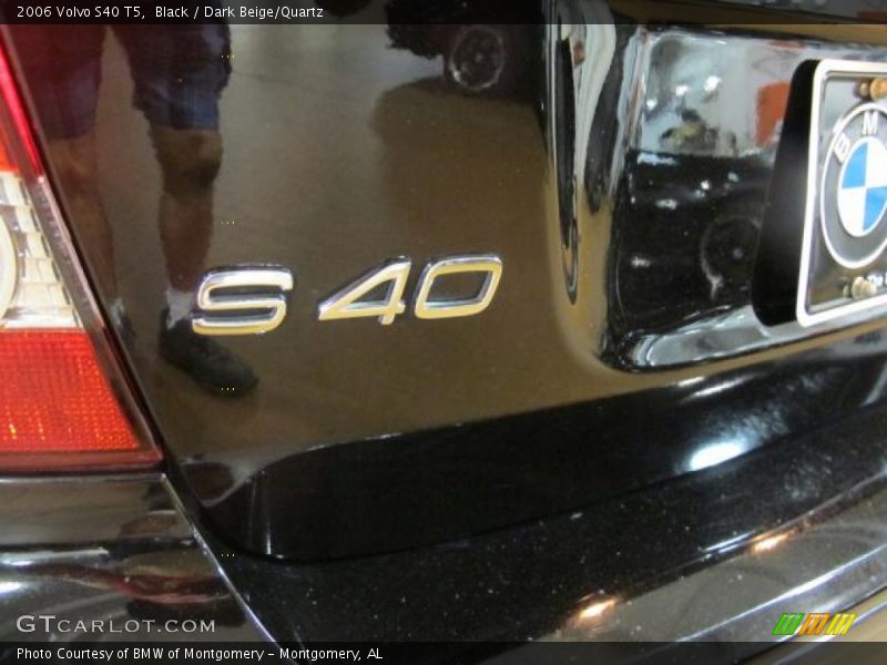 Black / Dark Beige/Quartz 2006 Volvo S40 T5