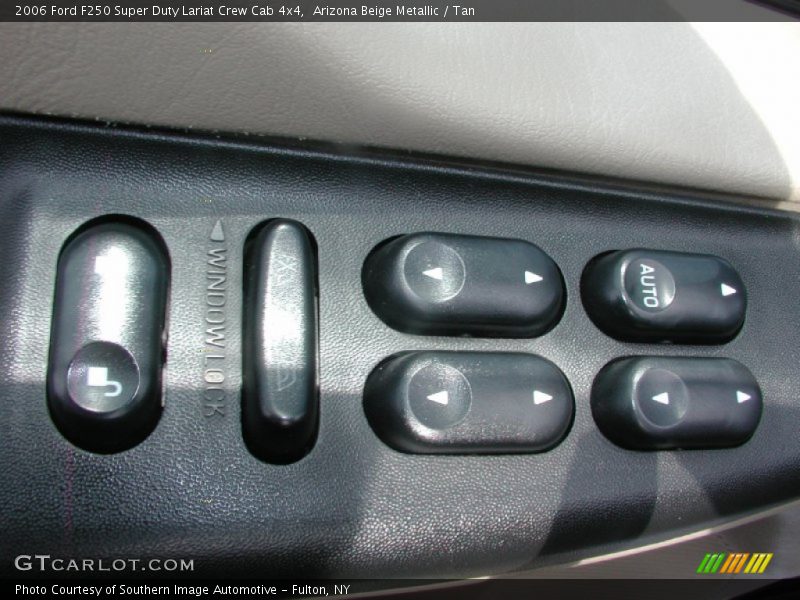 Arizona Beige Metallic / Tan 2006 Ford F250 Super Duty Lariat Crew Cab 4x4