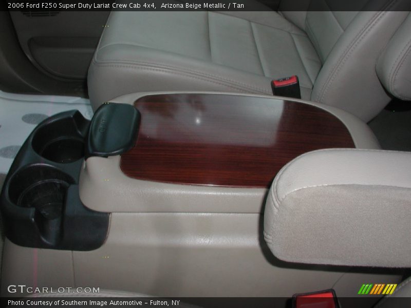 Arizona Beige Metallic / Tan 2006 Ford F250 Super Duty Lariat Crew Cab 4x4