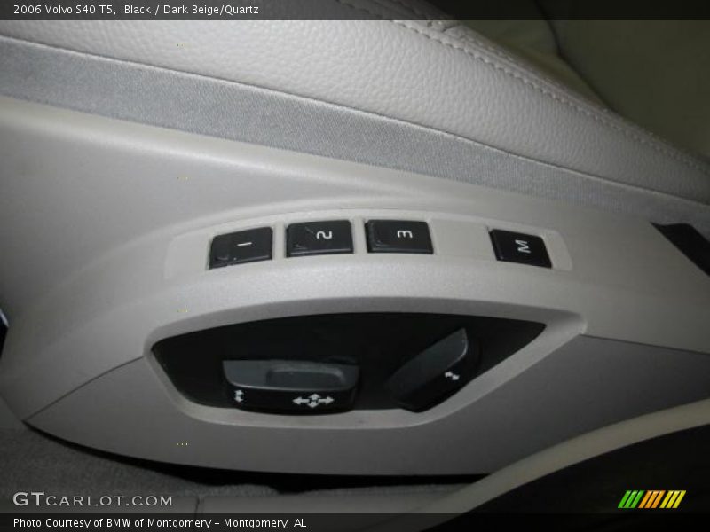 Black / Dark Beige/Quartz 2006 Volvo S40 T5