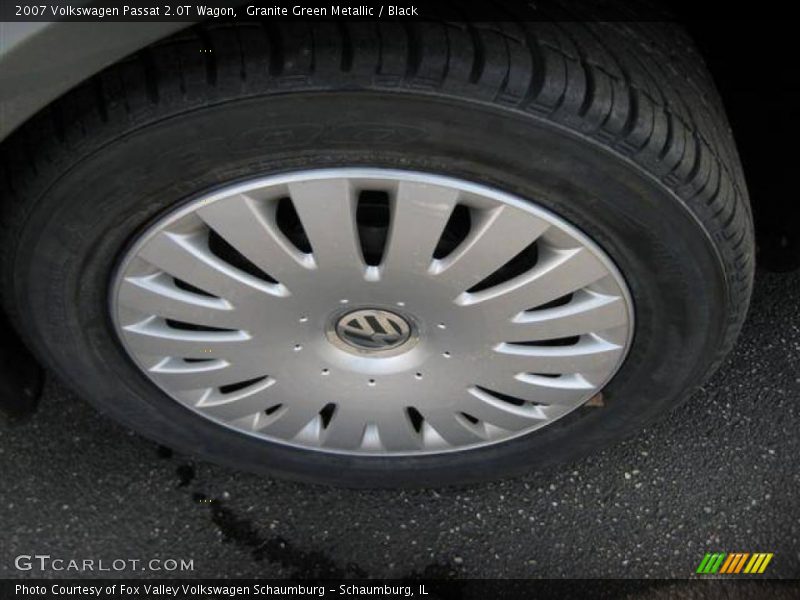 Granite Green Metallic / Black 2007 Volkswagen Passat 2.0T Wagon