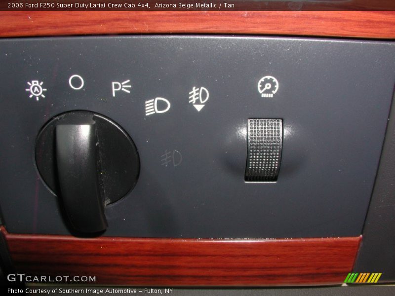 Arizona Beige Metallic / Tan 2006 Ford F250 Super Duty Lariat Crew Cab 4x4