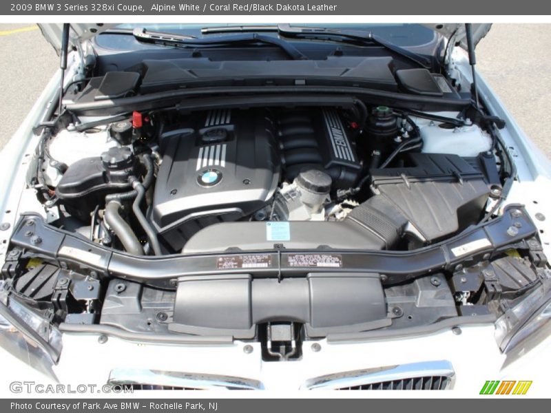 Alpine White / Coral Red/Black Dakota Leather 2009 BMW 3 Series 328xi Coupe