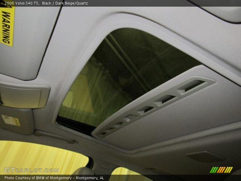 Sunroof of 2006 S40 T5