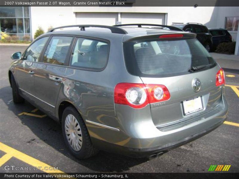 Granite Green Metallic / Black 2007 Volkswagen Passat 2.0T Wagon