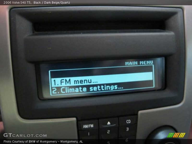 Black / Dark Beige/Quartz 2006 Volvo S40 T5