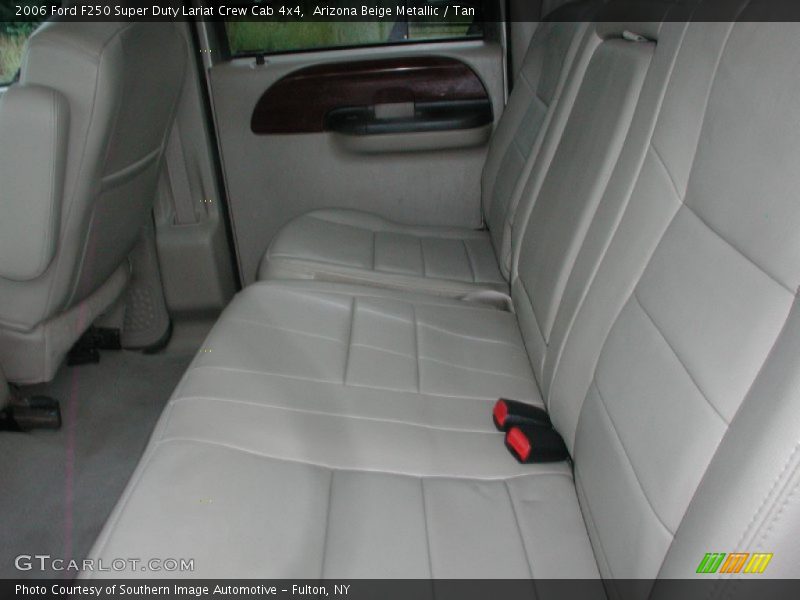 Arizona Beige Metallic / Tan 2006 Ford F250 Super Duty Lariat Crew Cab 4x4