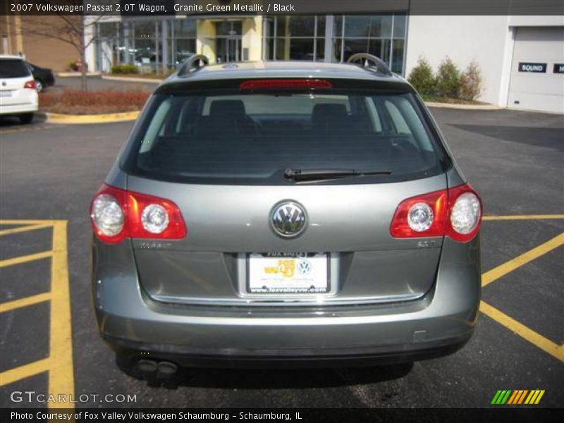 Granite Green Metallic / Black 2007 Volkswagen Passat 2.0T Wagon