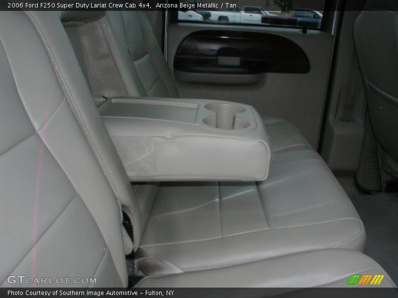 Arizona Beige Metallic / Tan 2006 Ford F250 Super Duty Lariat Crew Cab 4x4