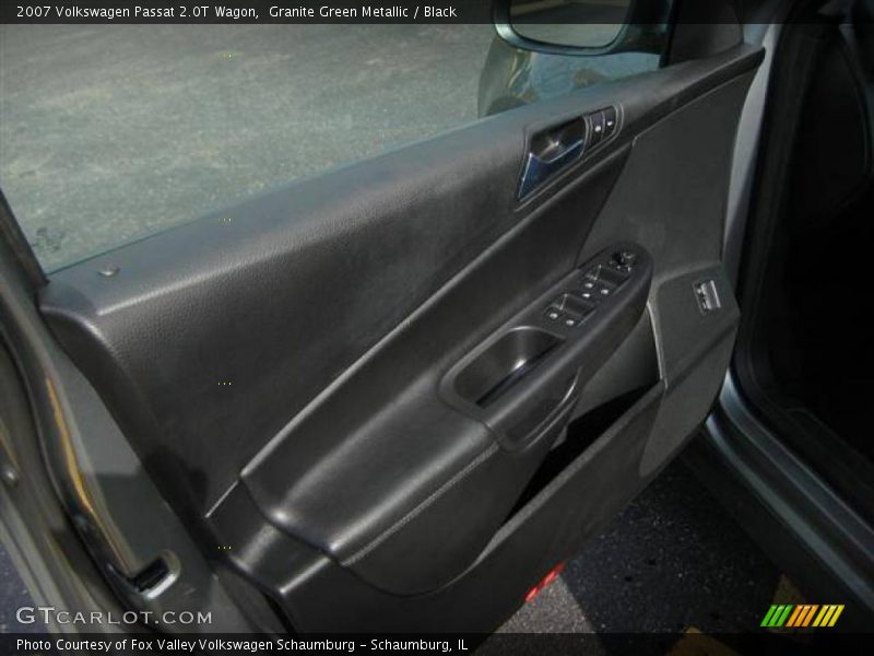 Granite Green Metallic / Black 2007 Volkswagen Passat 2.0T Wagon