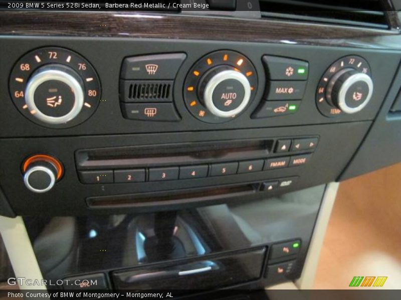 Controls of 2009 5 Series 528i Sedan